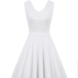 Fit and flare lace dress